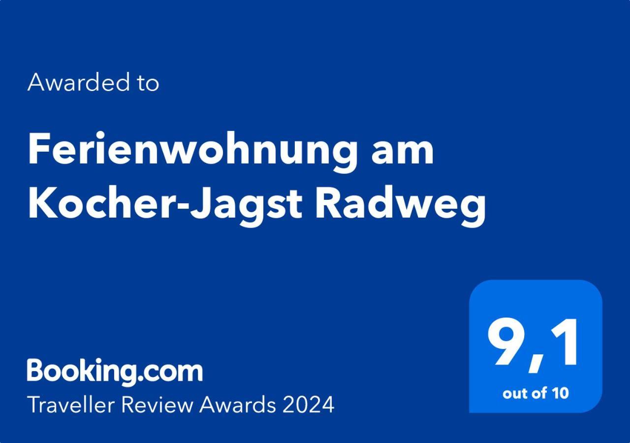 Ferienwohnung Am Kocher-Jagst Radweg Neuenstadt am Kocher Kültér fotó